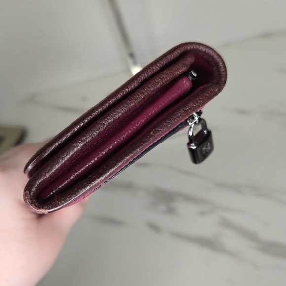 Loewe Anagram Raspberry Pink Leather Long Wallet - Picture 5 of 12